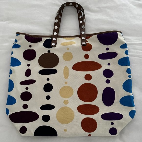 Marni Lined Canvas Tote Bag - "Marni for Miami" - Picture 12 of 15